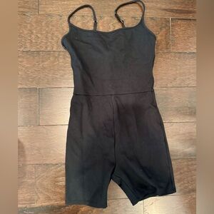 Abercrombie & Fitch Black Unitard Romper